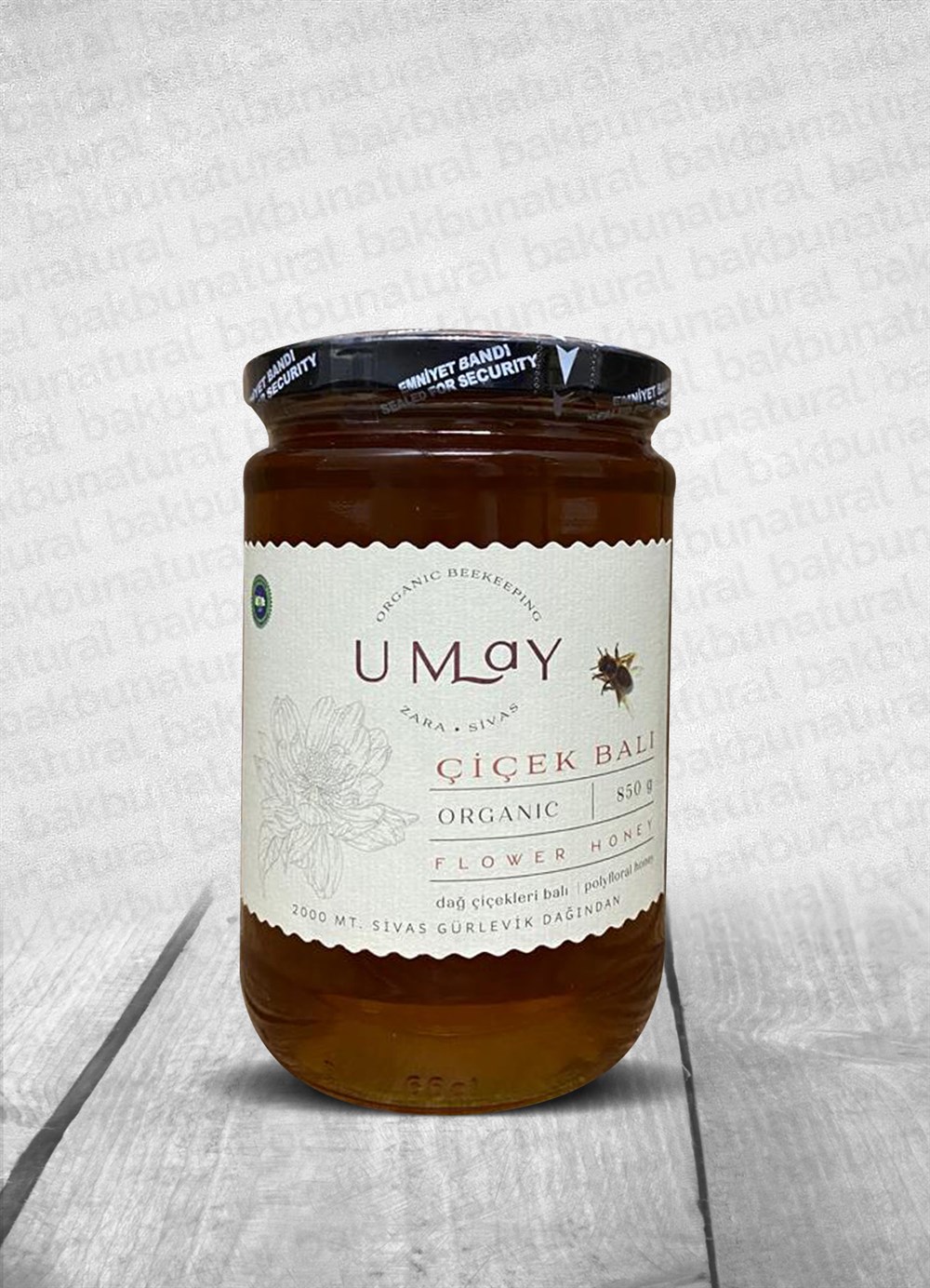Umay Herbal Organik Çiçek Balı 850gr