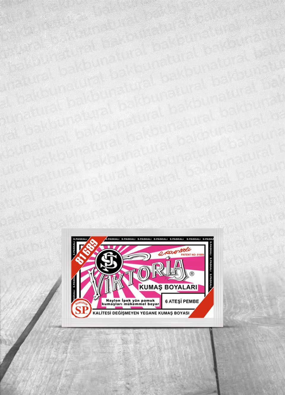 Viktoria Ateş Pembe Kumaş Boyası