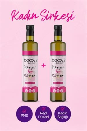 Bakbu Kadın Sirkesi 2'li 500 ML x2 (Reglii düzeni,PMS dönemi Yardımcı)