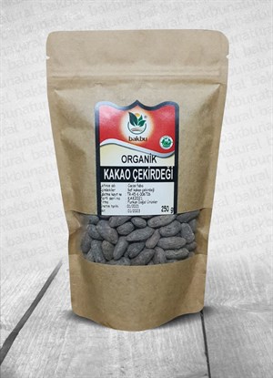 Bakbu Katkısız Organik Kakao Çekirdeği 250 Gr