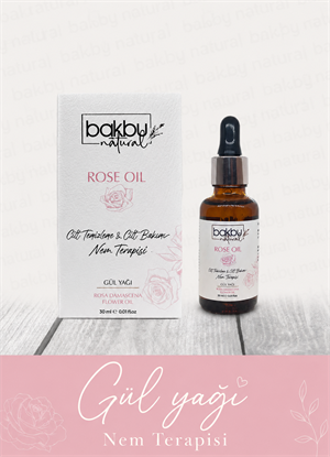 Bakbu Natural Gül Yağ Cilt Temizleme&Cilt Bakımı 30 ML
