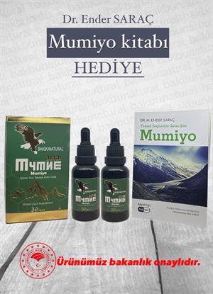 Mumia Ekstraktı Mumiyo'lu  Takviye Edici Gıda 30 ml  2'Li (30Mlx2 ) Ve Dr Ender Saraç Mumiyo Kitabı