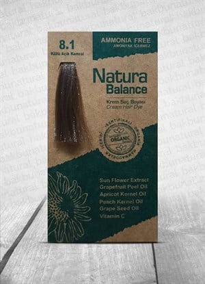 Natura Balance (Krem Saç Boyası) Küllü Açık Kumral 8.1 60ml