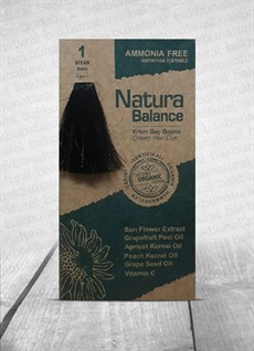 Natura Balance (Krem Saç Boyası) Siyah 1 60ml