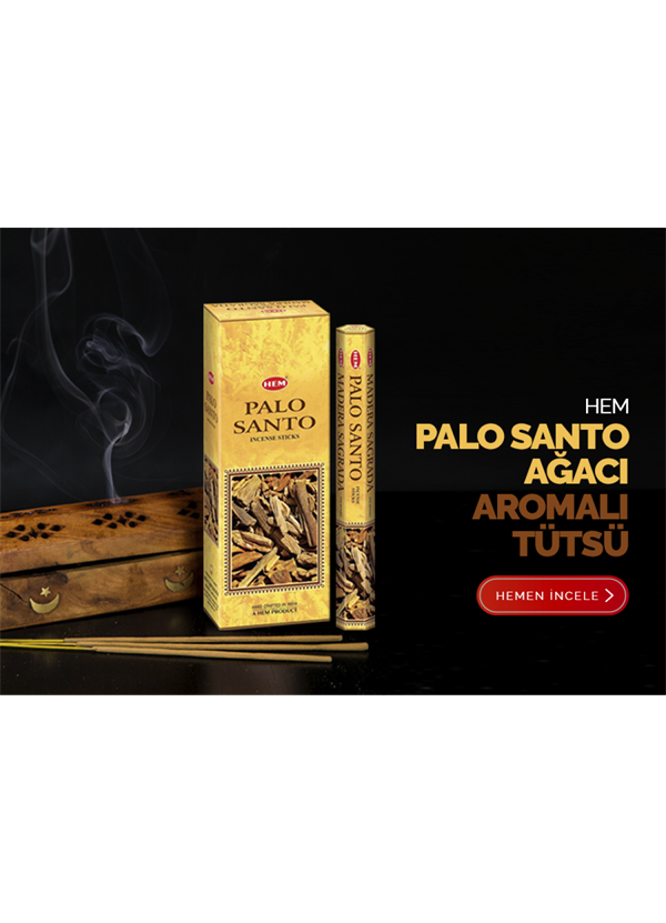 Hem Palo Santo Ağacı Aromalı Tütsü 6lı Paket - Bakbunatural