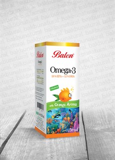 Balen Omega-3 Portakal Aromalı Balık Yağı 150 ml