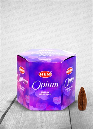 Hem Opium Geri Akışlı Konik Tütsü 40 Adet