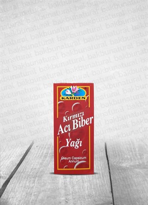 Karden Kırmızı Acı Biber Yağı 50ml
