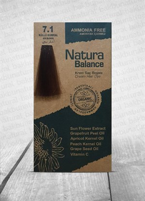 Natura Balance (Krem Saç Boyası) Küllü Kumral 7.1 60ml