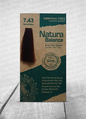 Natura Balance (Krem Saç Boyası) Kumral Bakır 7.43 60ml