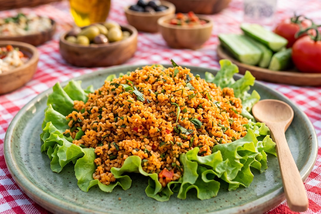 Bulgur tarifleri, Piknik için bulgur salatası, Pratik kısır tarifi