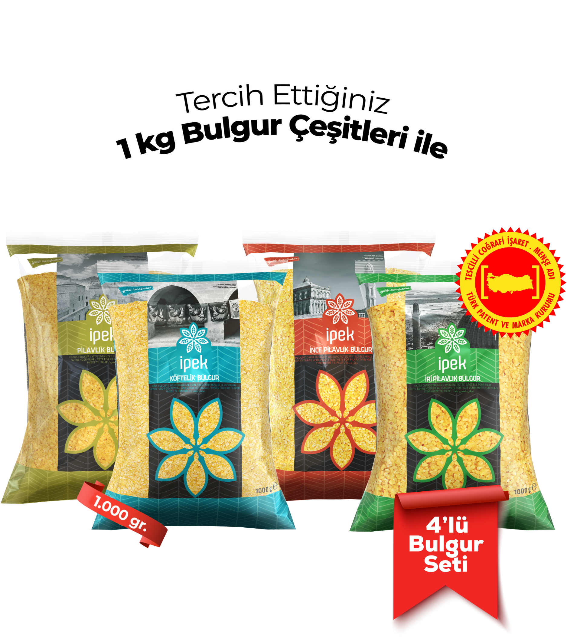 4lü Bulgur Seti