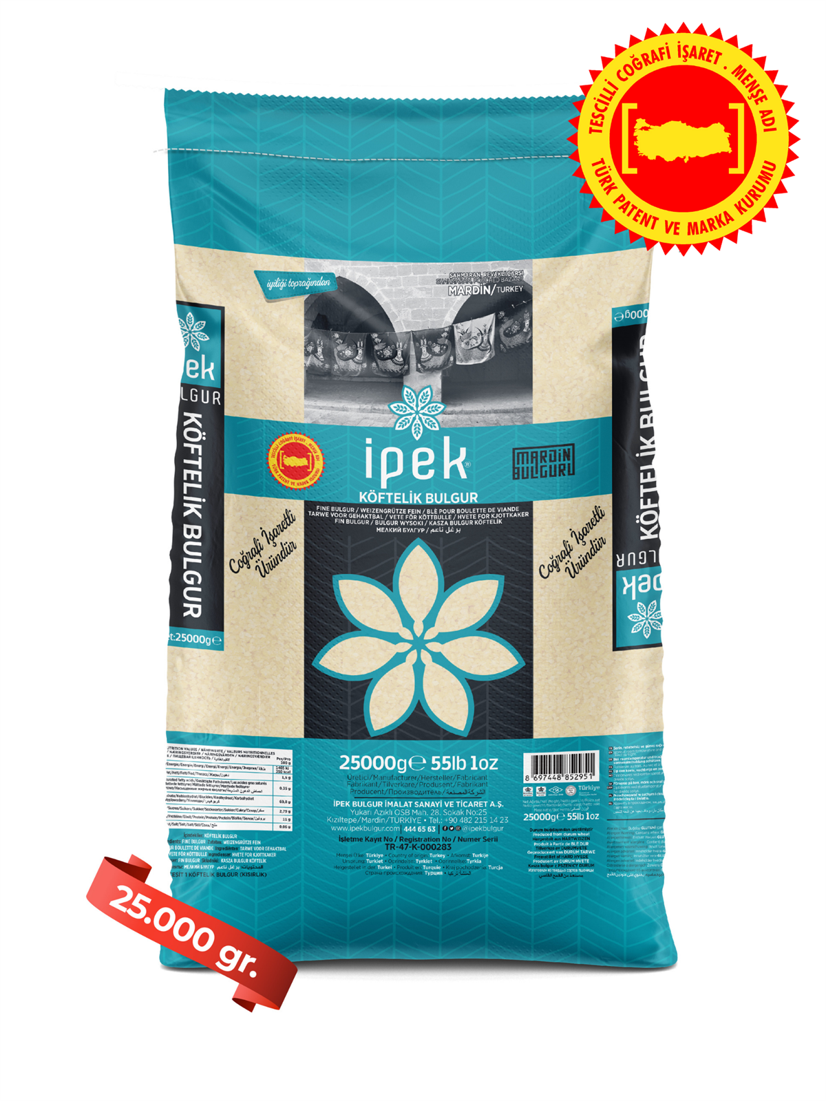 Köftelik Bulgur 25 kg