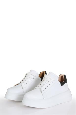 Cassidoshoes Deri Ekstra Rahat Taban Beyaz Spor Ayakkabı 010-910
