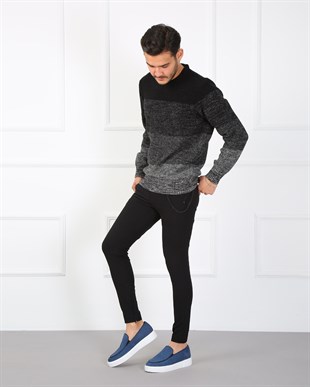 CASSİDOSHOES 023-299 LACİVERT -BEYAZ TABAN CASUAL AYAKKABI