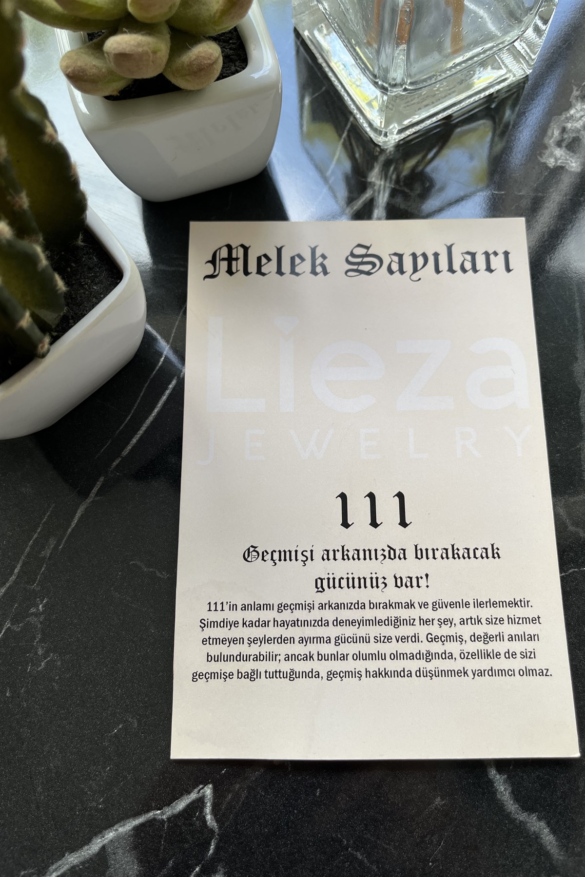 Gümüş 111 Melek Sayıları Kolye