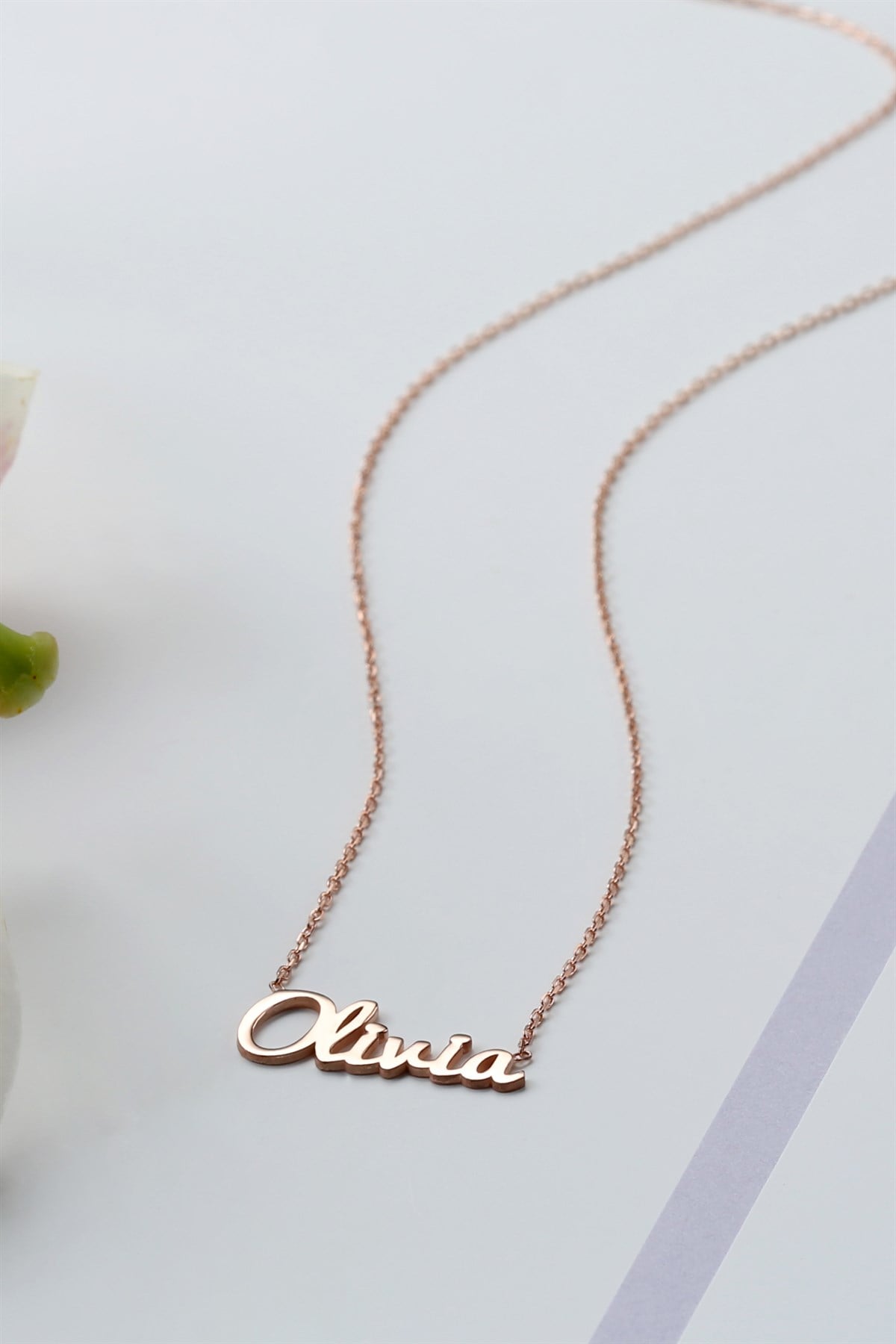 Gümüş Elyazılı İsim Kolye