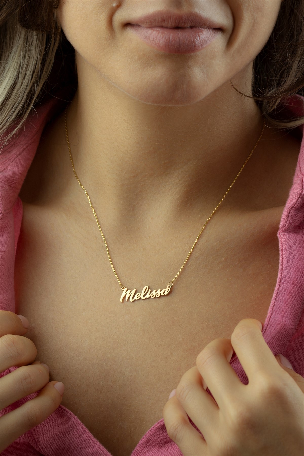 Gümüş İsim Kolye 