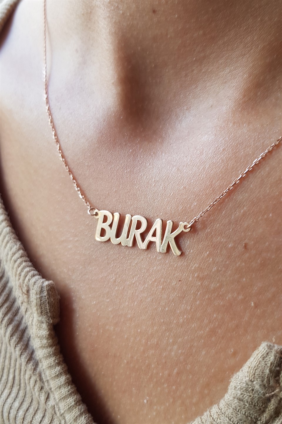 Gümüş İsim Kolye