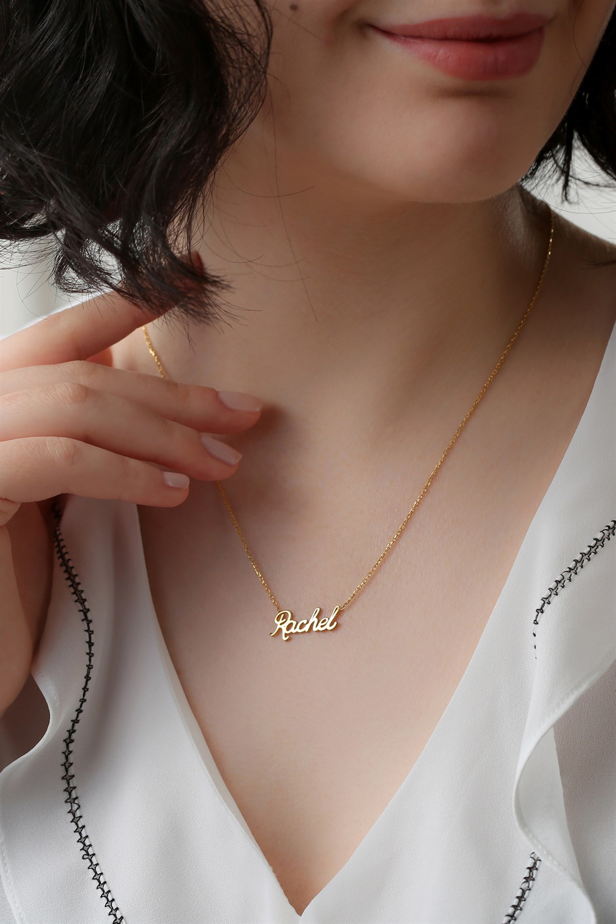 Gümüş İsim Kolye