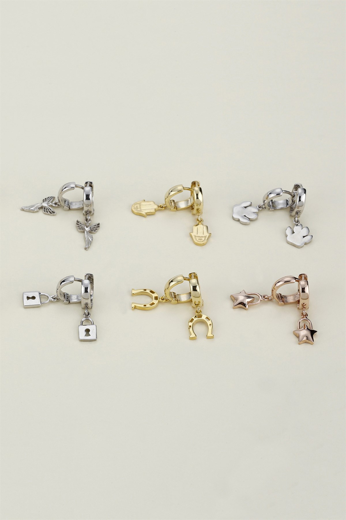 Gümüş Yıldız Küpe