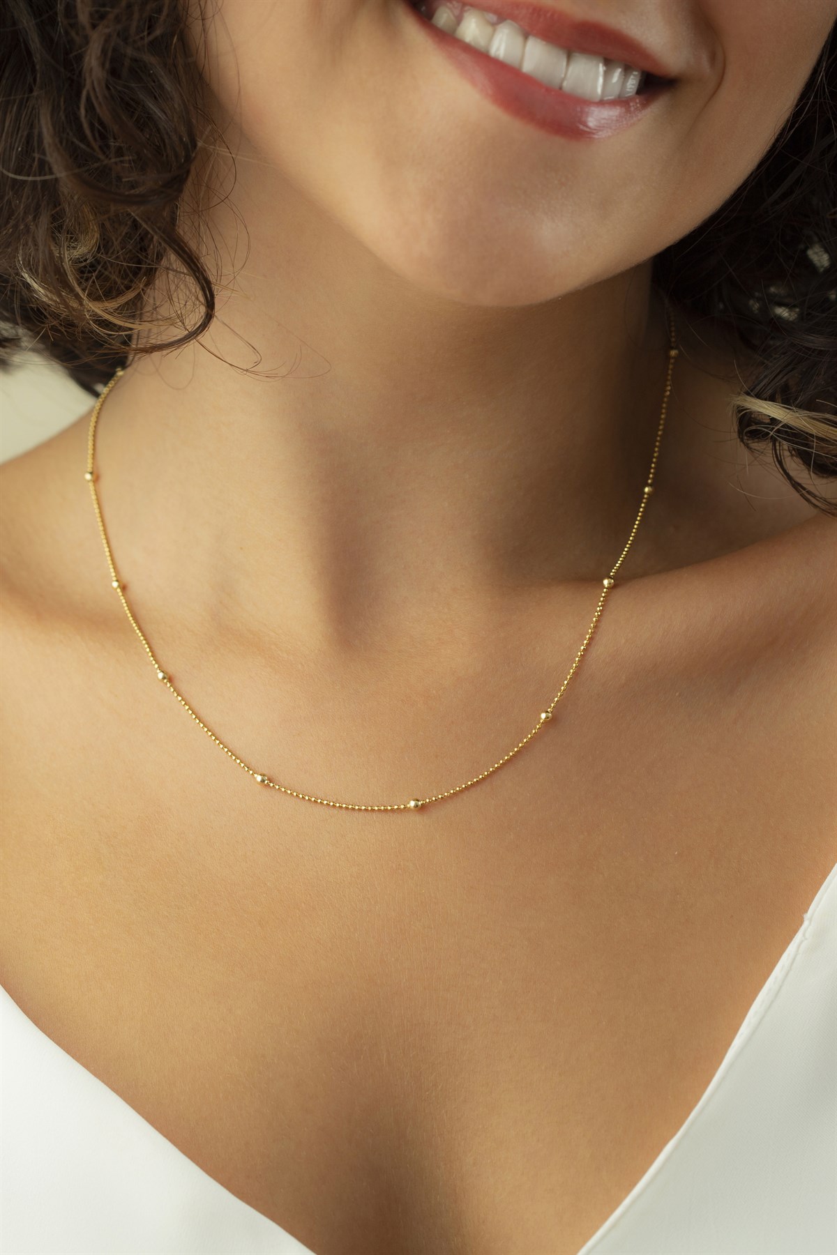 Gümüş Tırnak Makası Zincir Kolye