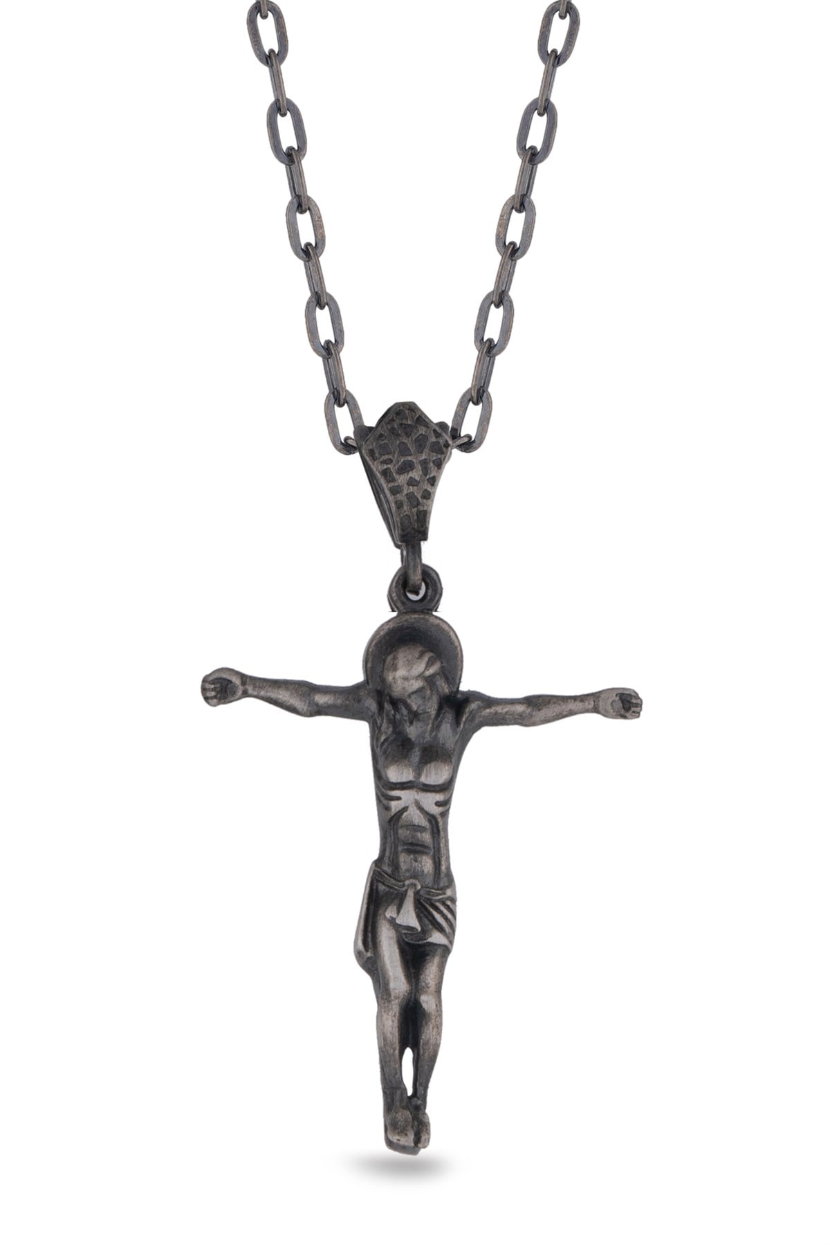 Hz. İsa Gümüş Erkek Kolye