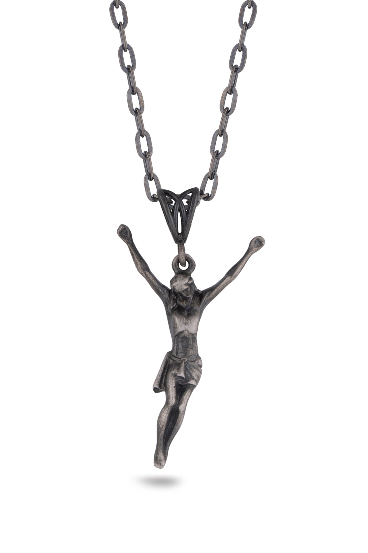 Gümüş Hz. İsa Erkek Kolye