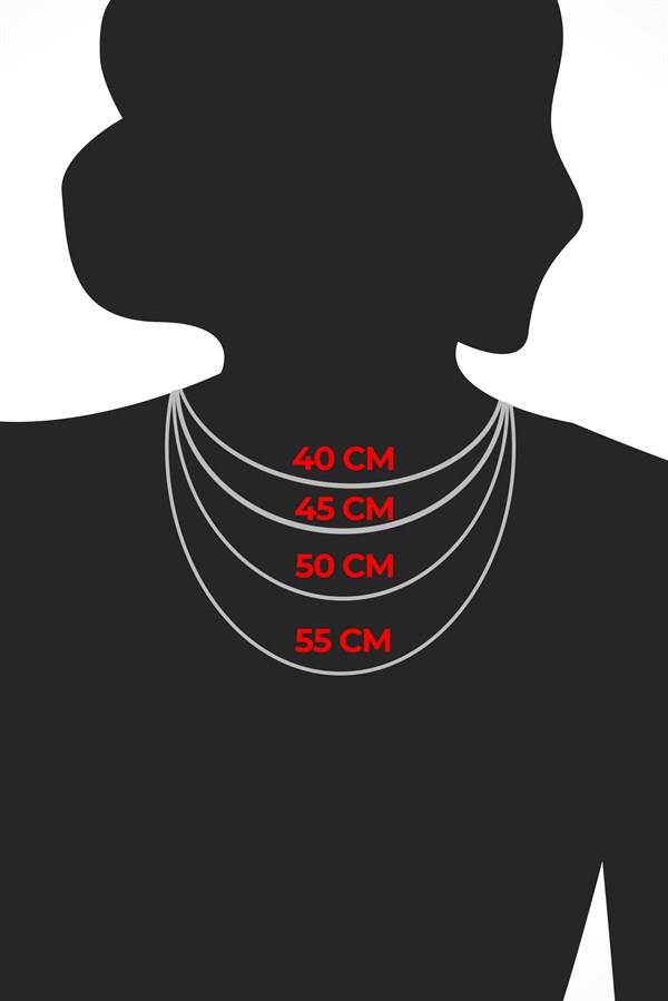 Kadın 925 Ayar Gümüş Oval Form Harf Kolye