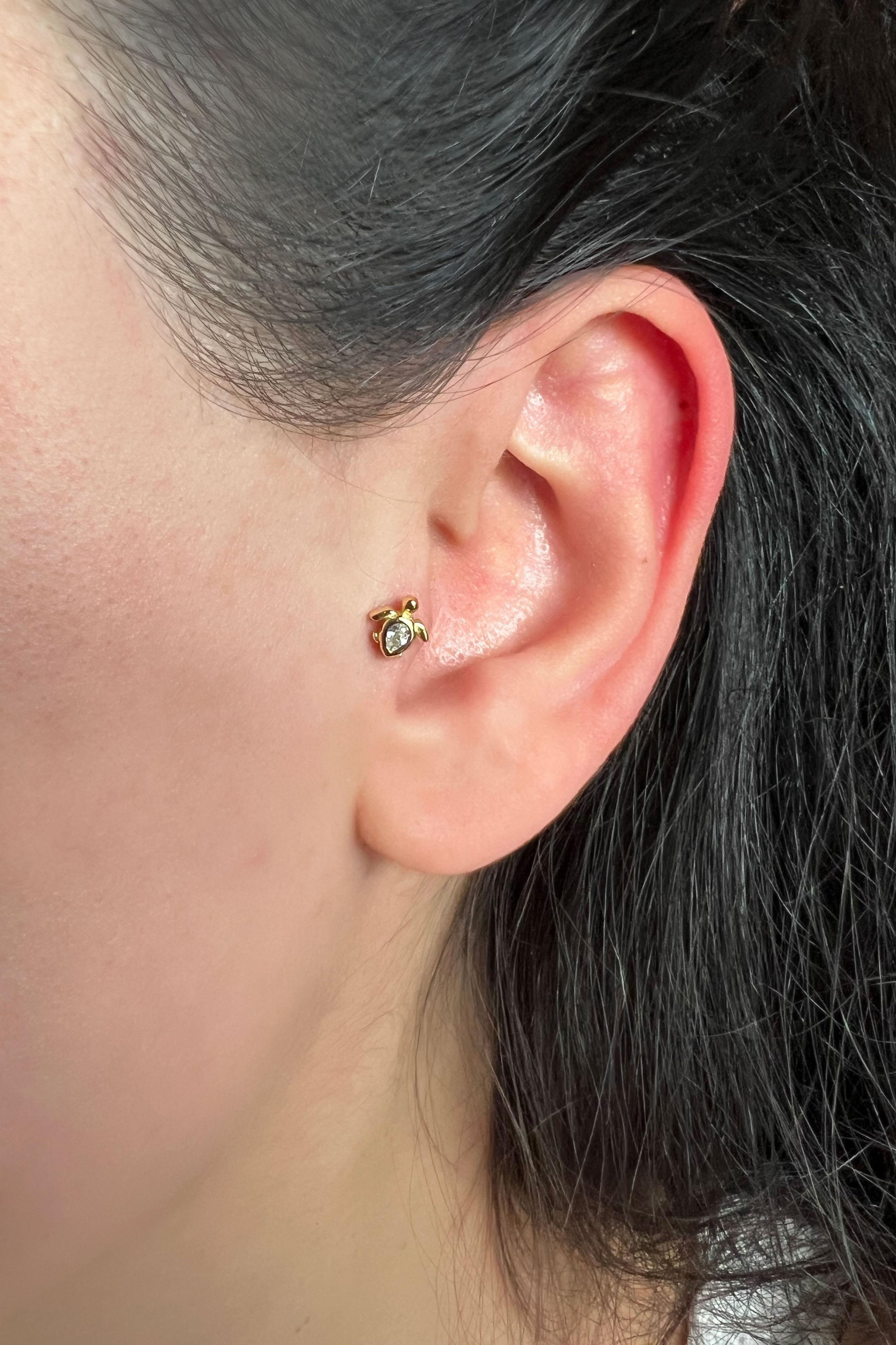 Kadın 925 Ayar Gümüş Piercing