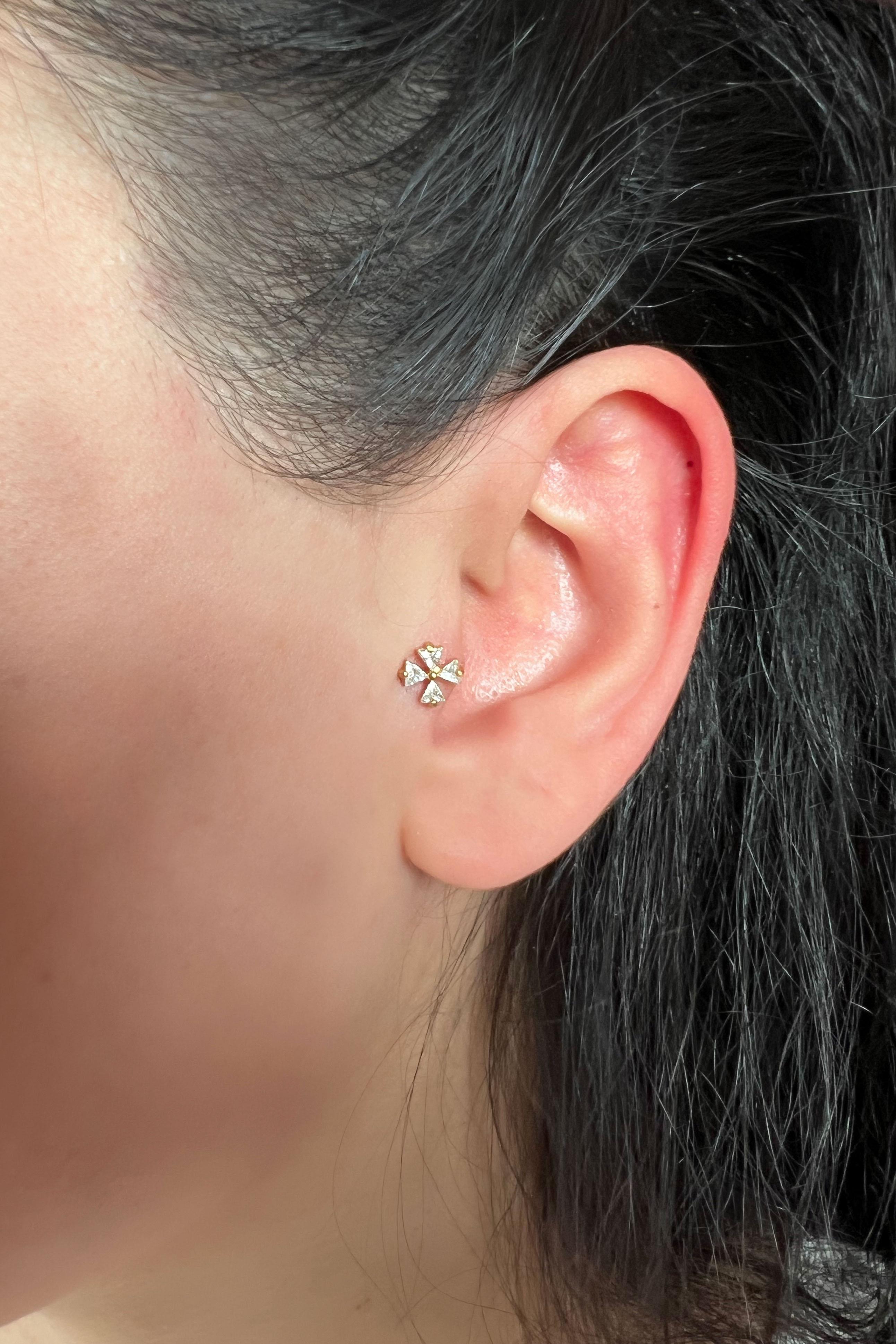 Kadın 925 Ayar Gümüş Piercing