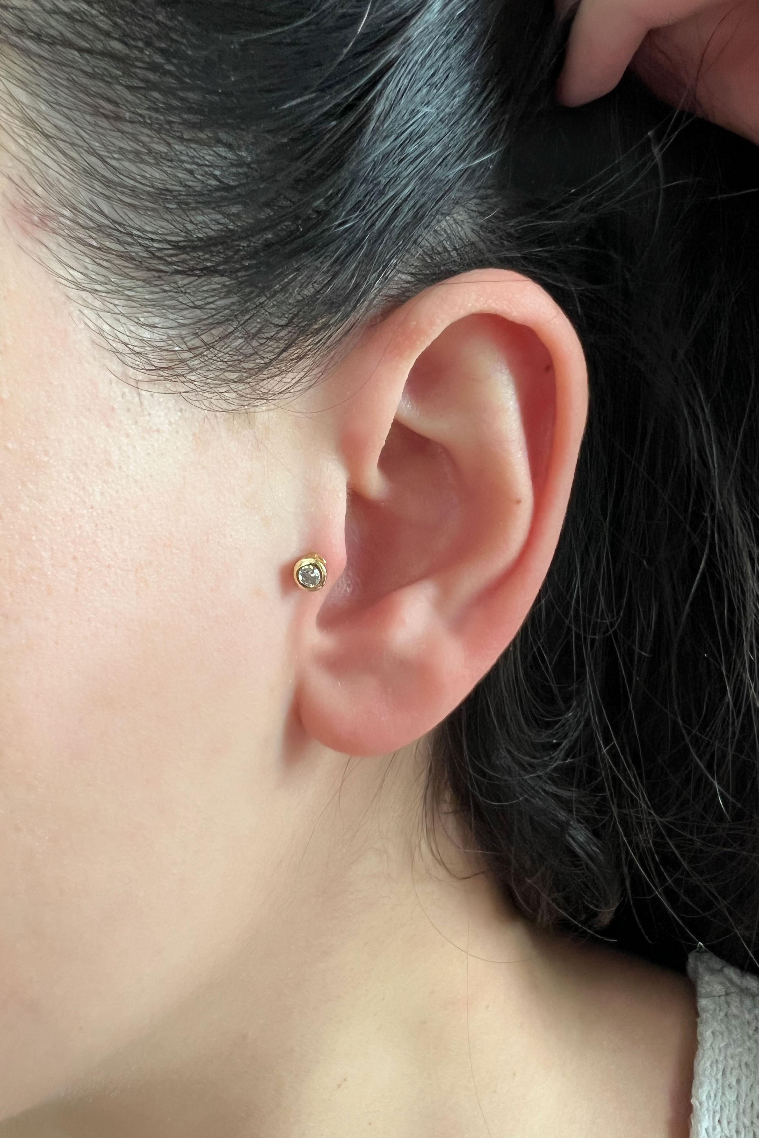 Kadın 925 Ayar Gümüş Piercing