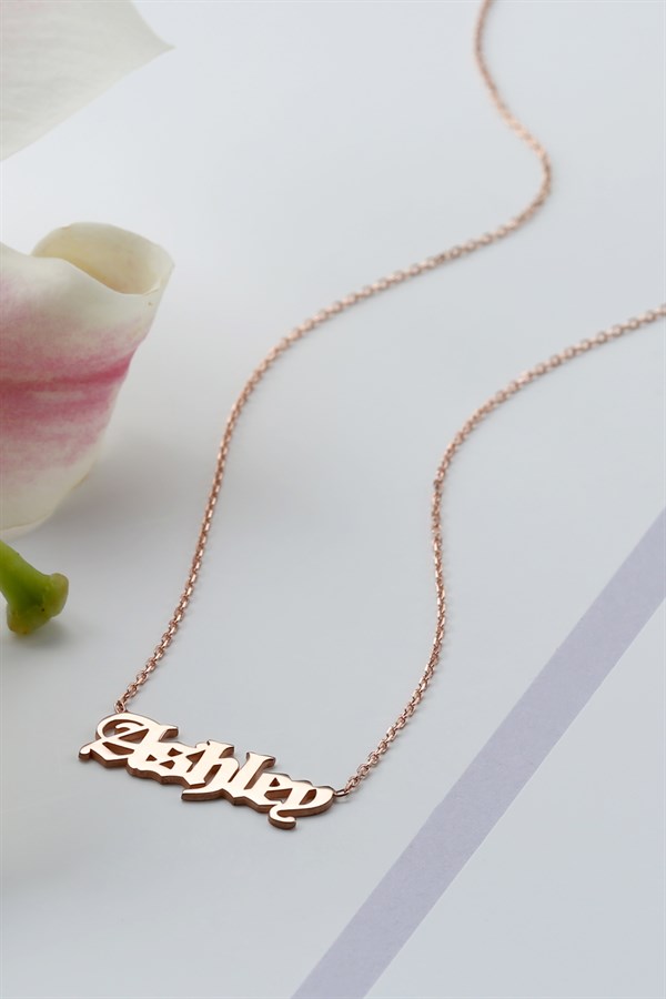 925 Ayar Gümüş İsim Kolye