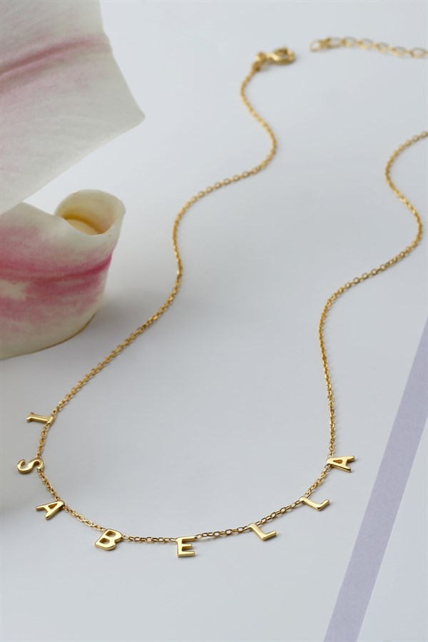 925 Ayar Gümüş İsim Kolye