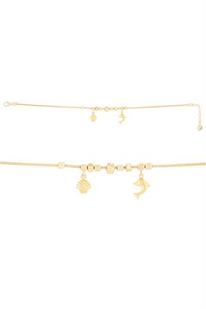 Altın Sallantılı Charm Bileklik