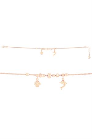 Altın Sallantılı Charm Bileklik