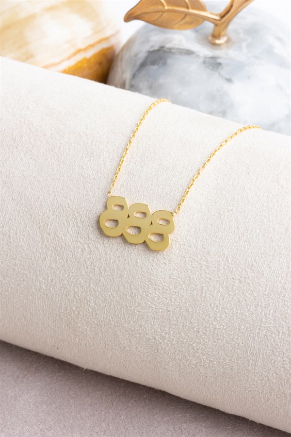 Gümüş 888 Melek Sayıları Kolye