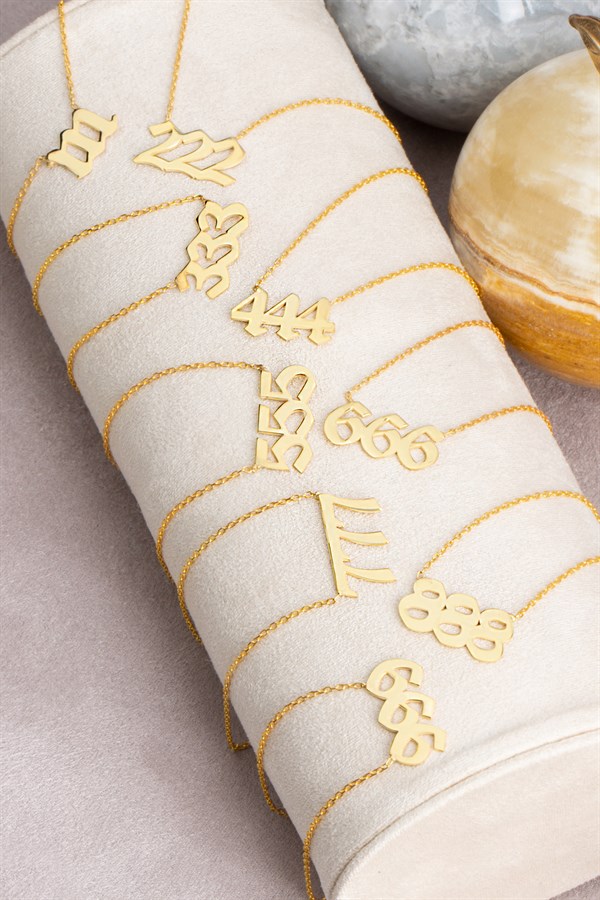 Gümüş 888 Melek Sayıları Kolye