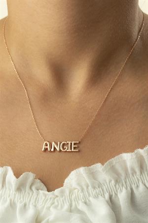 Gümüş Balon İsim Kolye