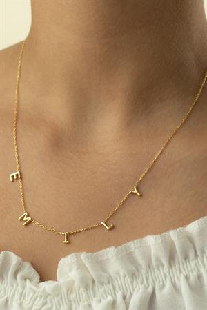 Gümüş Balon İsim Kolye