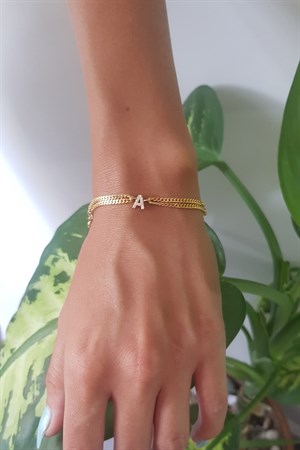 Gümüş Harf Bileklik