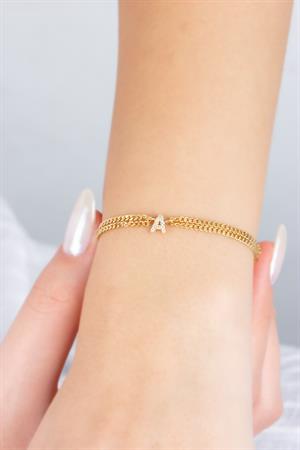 Gümüş Harf Bileklik