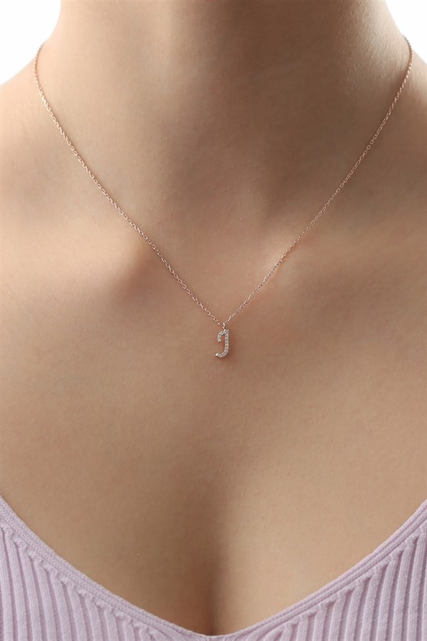 Gümüş Harf Kolye
