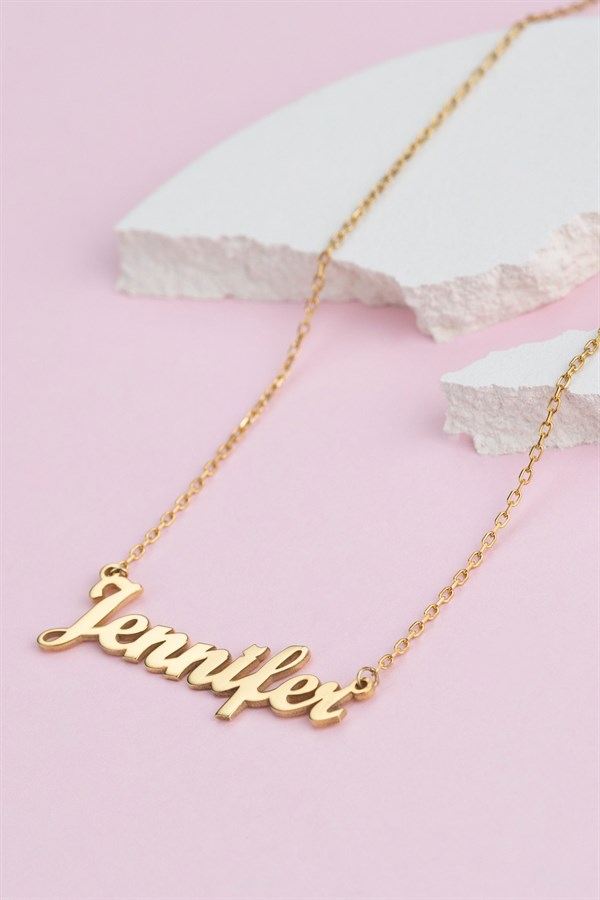 Gümüş İsim Kolye