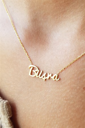 Gümüş İsim Kolye