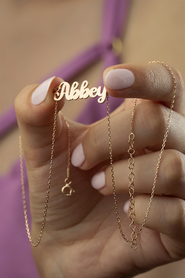 Gümüş İsim Kolye