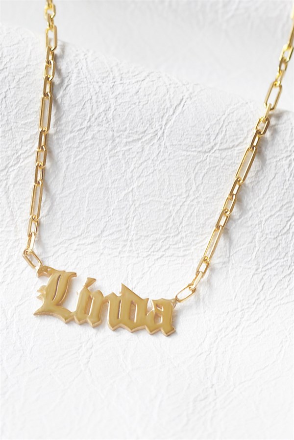 Gümüş İsim Kolye