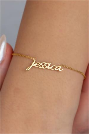 Gümüş İsim Künye Bileklik