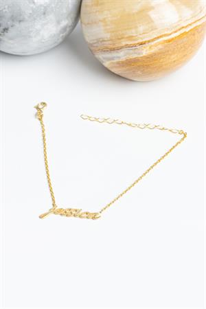 Gümüş İsim Künye Bileklik