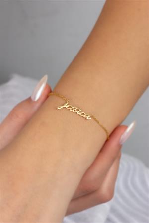 Gümüş İsim Künye Bileklik